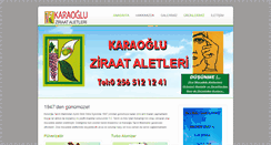 Desktop Screenshot of karaoglutarim.com
